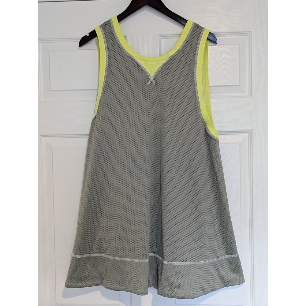 Free People FP Movement Walk Out Active Dress Grey Neon Active Bodysuit Medium